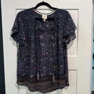 Knox Rose flowy peasant blouse